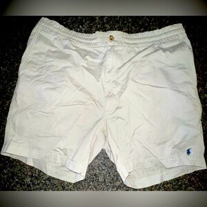 Polo Ralph Lauren Shorts; Men's Khaki; Stretch Classic; Hidden Drawstring; XXL